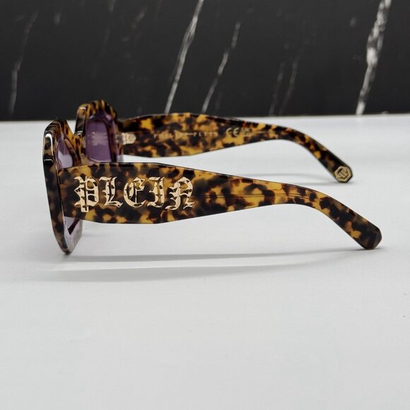 NEW SPP098M 0778 PHILIPP PLEIN SUPREME STAR HAVANA WOMEN SUNGLASSES - Picture 6 of 12